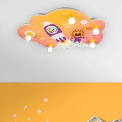 Loftslampe billede sky Escape, orange^Elobra Hot