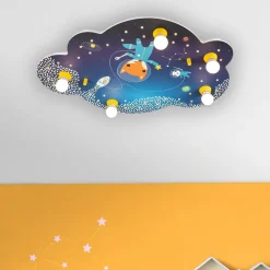 Loftslampe billede sky Space Mission, blå^Elobra New