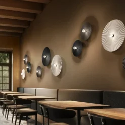 Loftslampe Doge_S, hvid, metal, Ø 39 cm, E27^Linea Light New