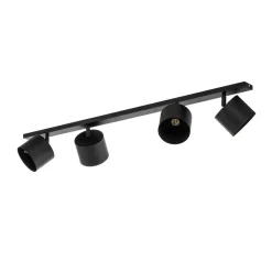 Loftspot Bot, sort, 4 lyskilder^ALDEX Hot