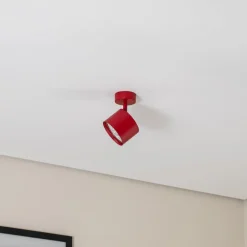 Børn Argon Loftspot Chloe justerbar med 1 lyskilde, rød