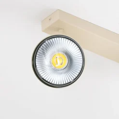 Loftspot Chloe justerbar med 2 lyskilder, beige^Argon New