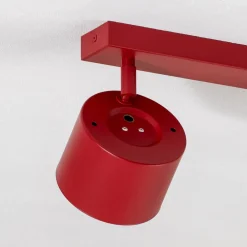 Børn Argon Loftspot Chloe justerbar med 2 lyskilder, rød