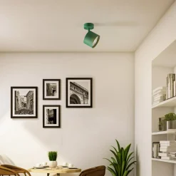 Loftspot Chloe, justerbar, grøn, metal, GU10, 13,5 cm^Argon Sale