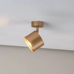 Børn Argon Loftlamper>Loftspot Chloe justerbar med 1 lyskilde, guld