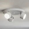 Eko-Light Spotlights>Loftspot Cloudy med 3 lyskilder, hvid rund