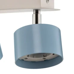 Eko-Light Loftspot Cloudy med 3 lyskilder, blå