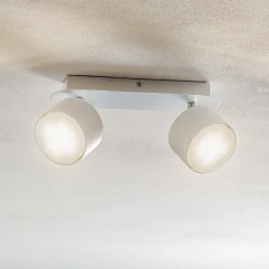 Eko-Light Loftspot Cloudy med 2 lyskilder, hvid