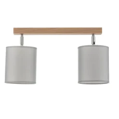 Loftspot Corralee, grå, 2 lyskilder^BRITOP Hot