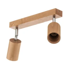 Loftspot Cre i træ, 2 lyskilder^SOLLUX LIGHTING Clearance