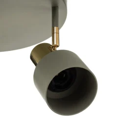 Argon Loftspot Destin, 3 lyskilder grøn/messing