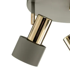 Argon Loftspot Destin, 3 lyskilder grøn/messing