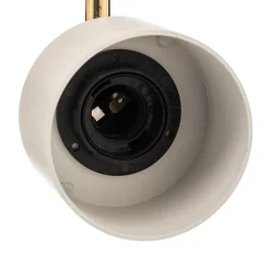 Argon Loftspot Destin, 3 lyskilder, hvid/messing