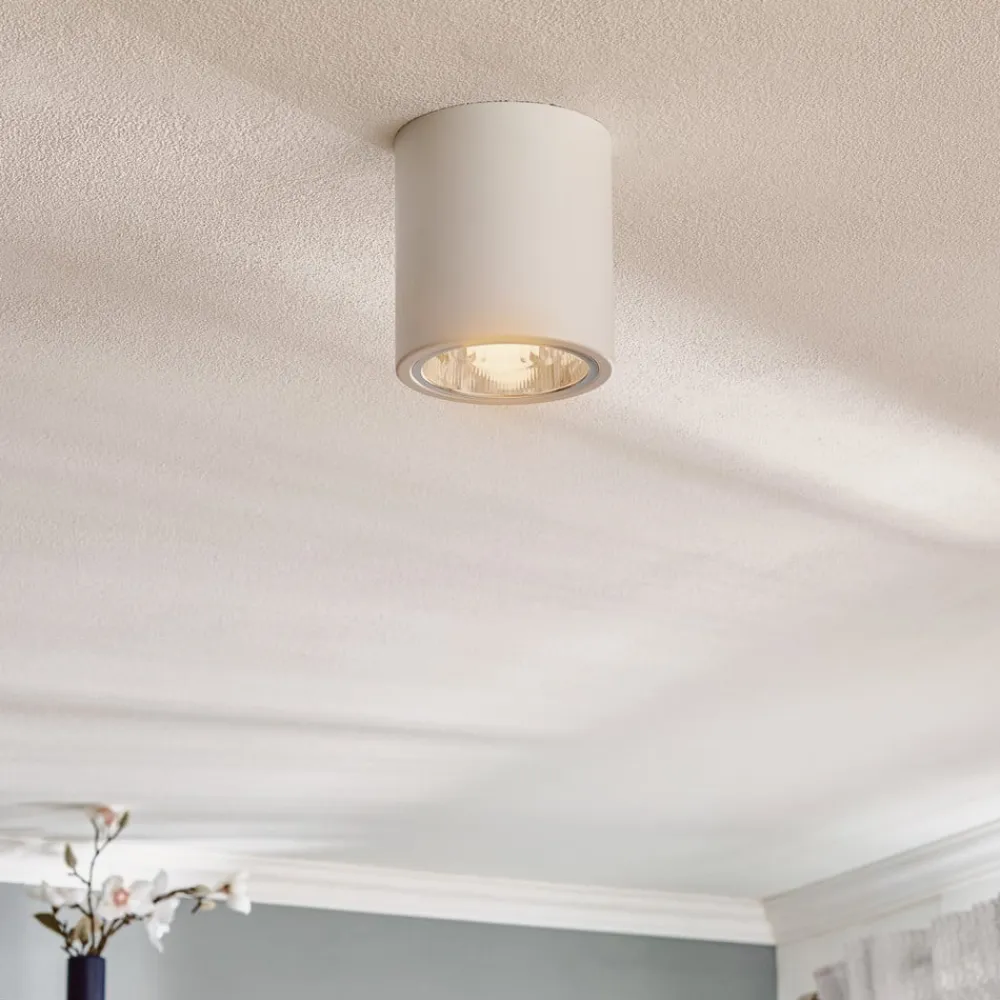 Luminex Loftspot Downlight round i hvid, Ø 13,3 cm