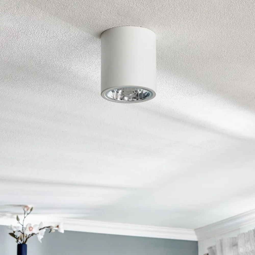 Luminex Loftspot Downlight round i hvid, Ø 13,3 cm