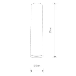 Loftspot Eye, højde 25 cm, messing^Nowodvorski Lighting Hot