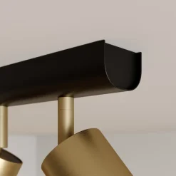 Nowodvorski Lighting Loftspot Eye Spot 6 lyskilder, sort/messing