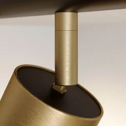 Nowodvorski Lighting Loftspot Eye Spot 6 lyskilder, sort/messing