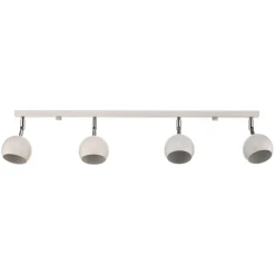 Loftspot Flame, hvid, 4 lyskilder, lang^SOLLUX LIGHTING Best