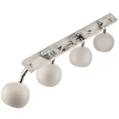 Loftspot Flame, hvid, 4 lyskilder, lang^SOLLUX LIGHTING Best