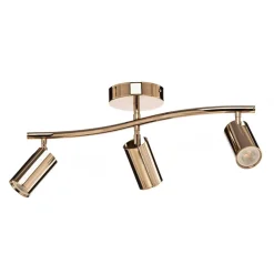 Lucea Loftspot, guld, 3 lyskilder