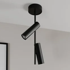 Loftspot Leda 2, 2 lyskilder, sort^SIGMA New