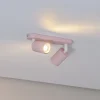 Børn TK Lighting Loftspot Livia, lyserød, 35 cm, 2 lyskilder, metal, GU10