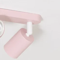 Børn TK Lighting Loftspot Livia, lyserød, 35 cm, 2 lyskilder, metal, GU10