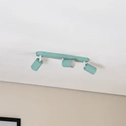 Loftspot Livia, mintgrøn, 52 cm, 3 lyskilder, metal, GU10^TK Lighting New