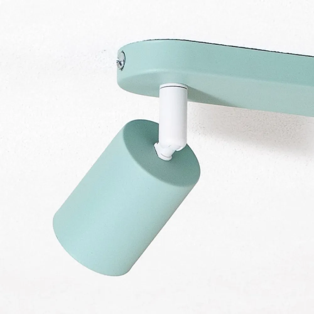 Børn TK Lighting Loftspot Livia, mintgrøn, 35 cm, 2 lyskilder, metal, GU10