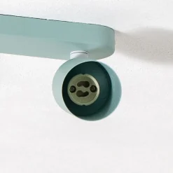 Børn TK Lighting Loftspot Livia, mintgrøn, 35 cm, 2 lyskilder, metal, GU10