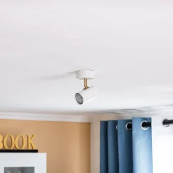 Argon Loftlamper|Spotlights>Loftspot Lund i hvid, 1 lyskilde