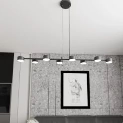 EMIBIG LIGHTING Loftlamper|Loftlamper>Loftspot Megara, længde 100 cm, metal, 8 lyskilder.