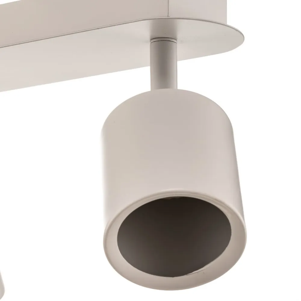 Luminex Loftspot Modo i stål, hvid, 3 lyskilder