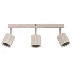 Luminex Loftspot Modo i stål, hvid, 3 lyskilder