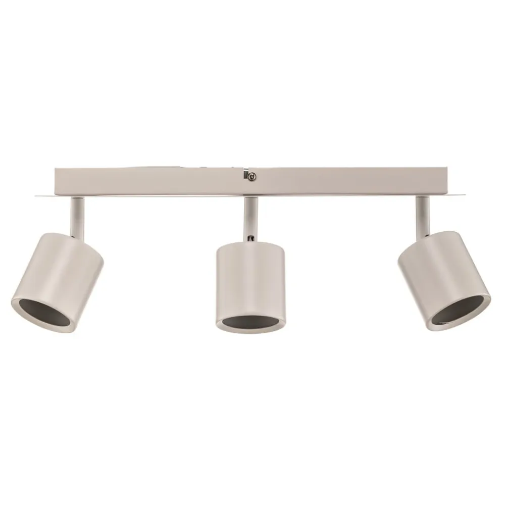 Luminex Loftspot Modo i stål, hvid, 3 lyskilder