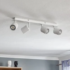 Loftspot Modo i stål, hvid, 4 lyskilder^Luminex Online