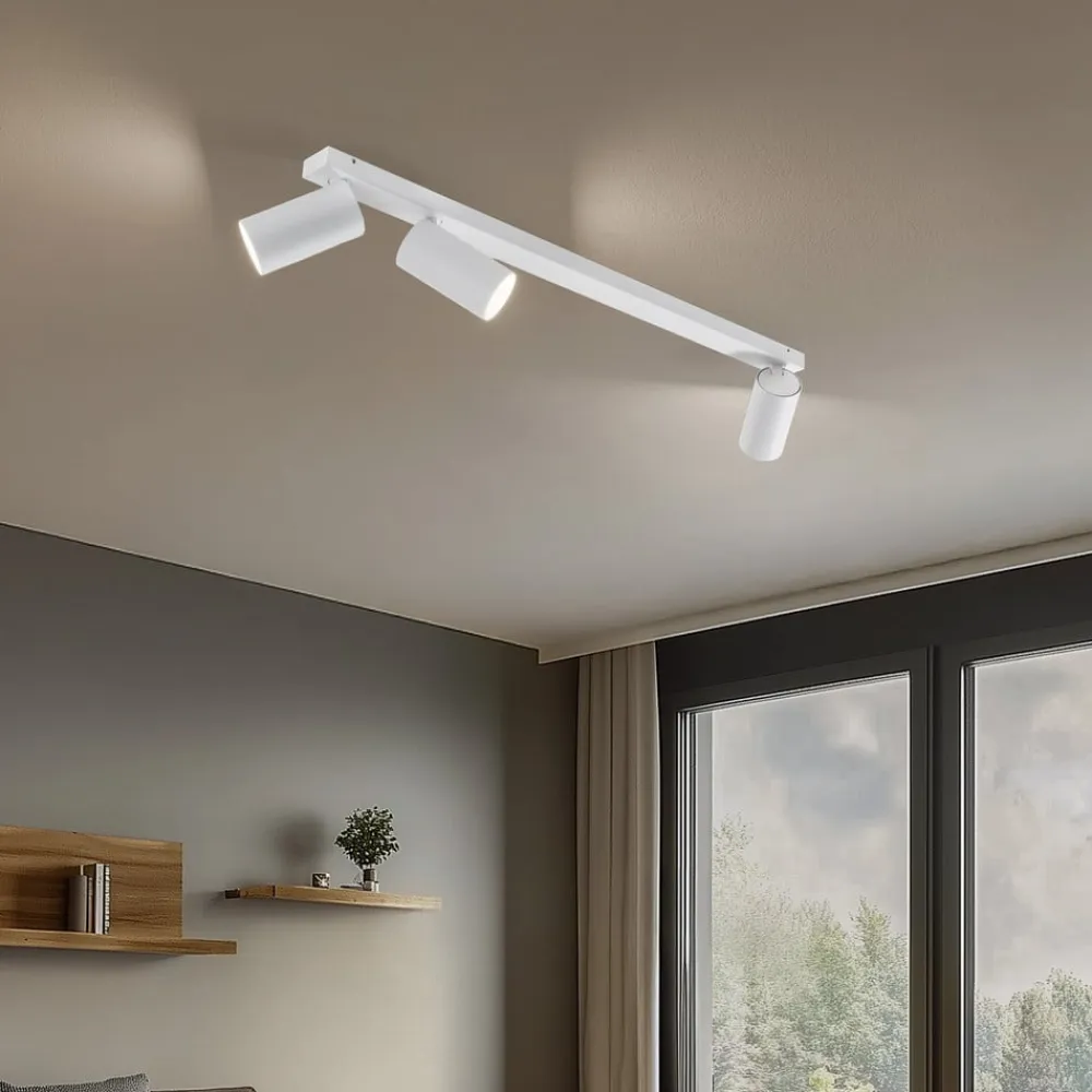 Nowodvorski Lighting Loftspot Mono III, 3 lyskilder, hvid, 84 cm lang, GU10