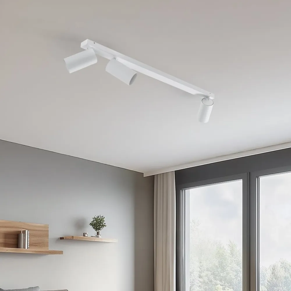 Nowodvorski Lighting Loftspot Mono III, 3 lyskilder, hvid, 84 cm lang, GU10