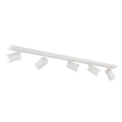 ORION Loftspot Sean, hvid, 5 lyskilder, aluminium, GU10