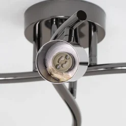 Lucea Loftspot, sort-krom, 4 lyskilder