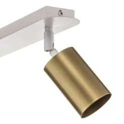 Loftspot Zen 3 med 3 lyskilder i hvid og guld^EMIBIG LIGHTING Hot