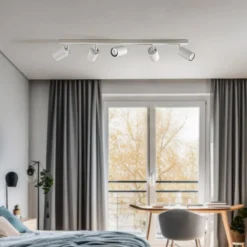 SIGMA Loftlamper|Loftlamper>Loftspot Zoom, 5 lyskilder, hvid