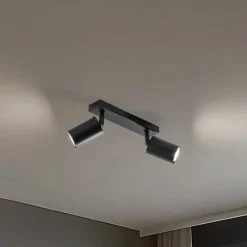 Loftspot Zoom, 2 lyskilder, sort^SIGMA Best