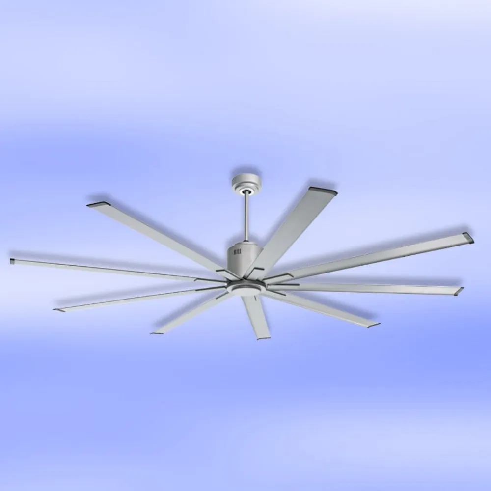 CasaFan Loftventilatorer>Loftventilator Big Smooth Eco 220 cm titaniumsølv