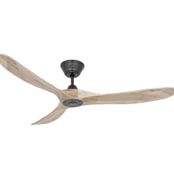 Loftventilator Eco Genuino 152 sort/lyst træ^CasaFan Best