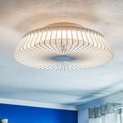 Mantra Iluminación Loftventilator Himalaya LED, app, fjernbetjening, hvid