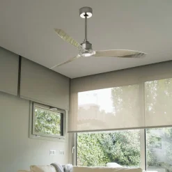 Loftventilator Just Fan M, krom/transparent^FARO BARCELONA Sale