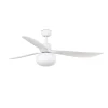 Loftventilator med lys Outwood, hvid, DC, støjsvag, Ø150cm^FARO BARCELONA Best