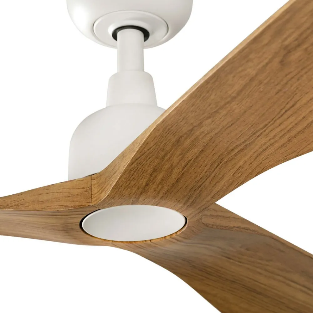 Loftventilator Outwood, brun, DC, støjsvag, Ø 150 cm, IP44^FARO BARCELONA Hot